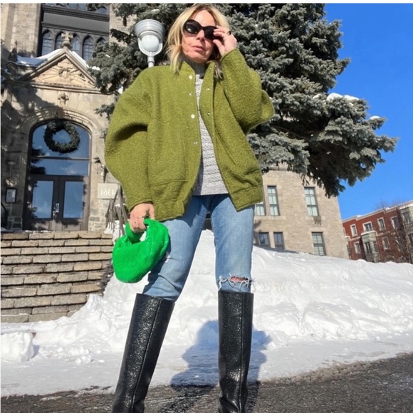 Zara Jackets & Coats Zara Textured Bomber Jacket Poshmark